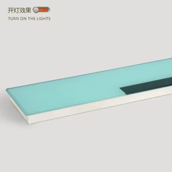 LED piano sensor floor tile light, sound-emitting floor light, piano key staircase step floor tile light, internet-famous music foot pedal light Specification drawing