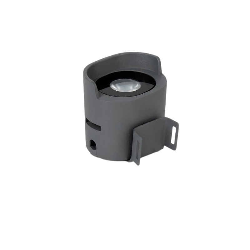 Column-hugging floodlight, linked strip type led ring clamp, outdoor waterproof 2wdmx512 external control seven-color spotlight Specification drawing