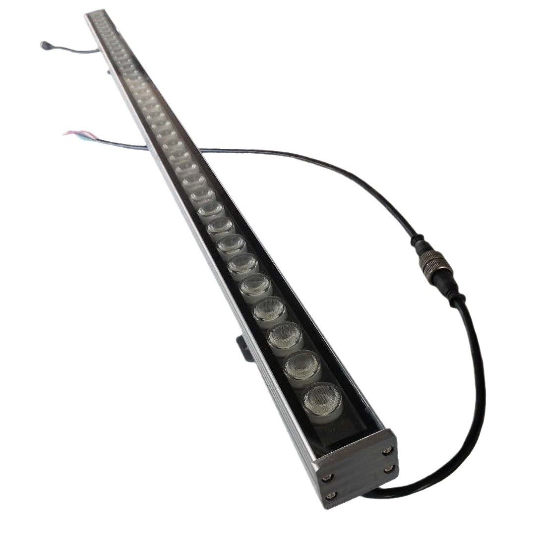 Colored wall-washing light DMX512 linear floodlight 12W, 18W, 24W, 36W outdoor DC24V wall-washing light factory Item Picture