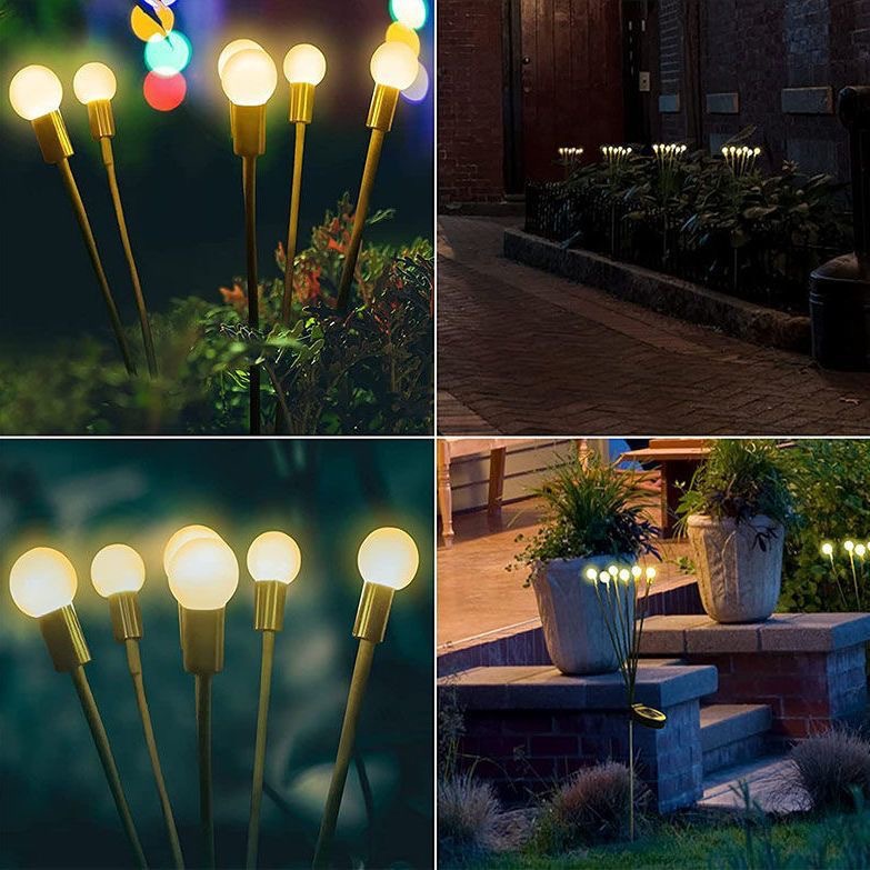 New solar light strings, firefly lights, ground socket lights, garden lights, outdoor lawn lights, garden landscape decorative atmosphere lights Application Scenario