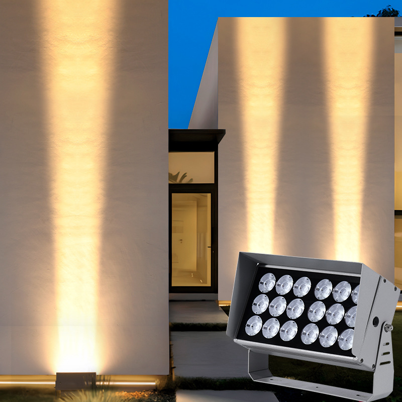 A beam of spotlight, led outdoor waterproof spotlight, long-range floodlight, wall-washing light, ultra-long-range spotlight, light column light Application Scenario