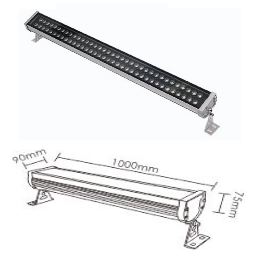 Dimming wall washer light manufacturer: 36W, 72W wall washer light, DMX512 wall washer light, 220V wall washer light details Picture
