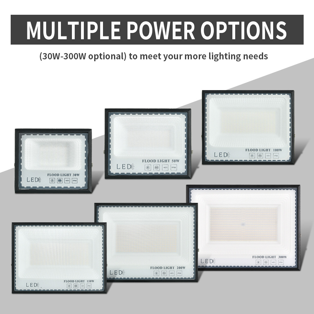Cross-border exclusive supply of LED floodlights, ultra-thin floodlights, mini model high-brightness lumen outdoor rainproof street lamps factory Application Scenario