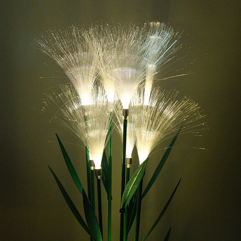 Cross-border Amazon solar reed lamps, outdoor waterproof courtyard Miscanthus lamps, garden balcony decorative lawn lamps Specification drawing