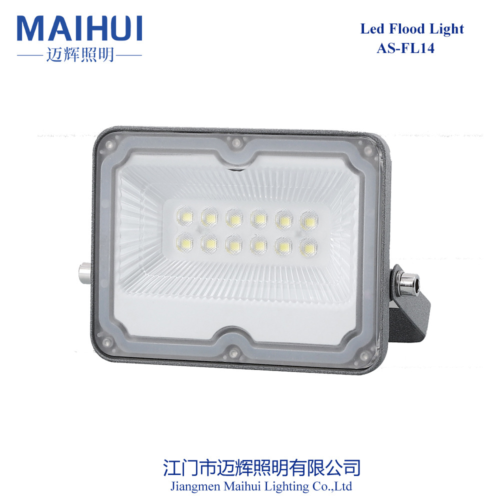 Cross-border foreign trade led floodlight factory direct sales 10W - 300W lens model high-brightness waterproof ip65 outdoor floodlight details Picture
