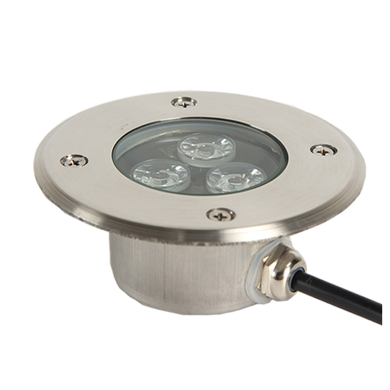 led underwater ground light, embedded stainless steel underwater light, 12V24 waterproof ultra-thin fishpond spotlight, swimming pool wall light Application Scenario