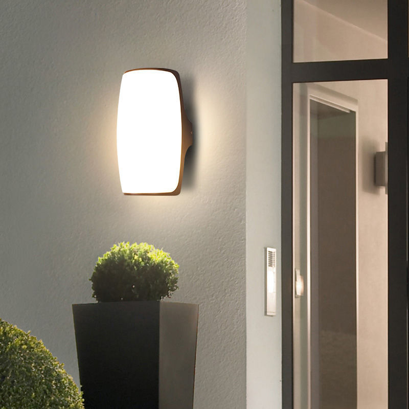 LED outdoor wall lamps, waterproof hotel garden wall lamps, courtyard villa simple landscape lamps, modern balcony wall lamps Specification drawing