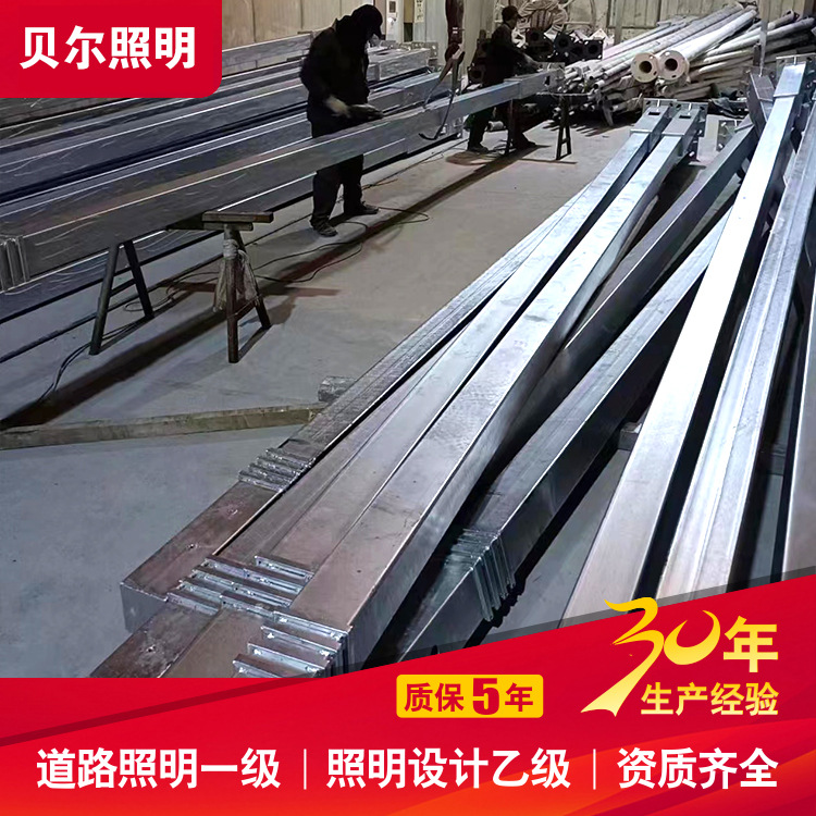 Single and double arm street lamps, led road municipal street lamps, 8-meter, 10-meter, 12-meter high and low arm bilateral street lamp pole project payment Application Scenario