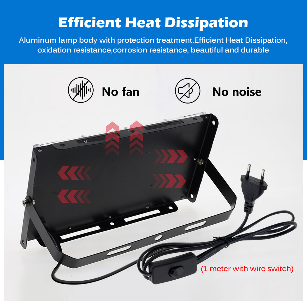 Flood light Outdoor LED Floodlights RGB seven-color Spotlights 50W 100W Landscape lighting lights Application Scenario