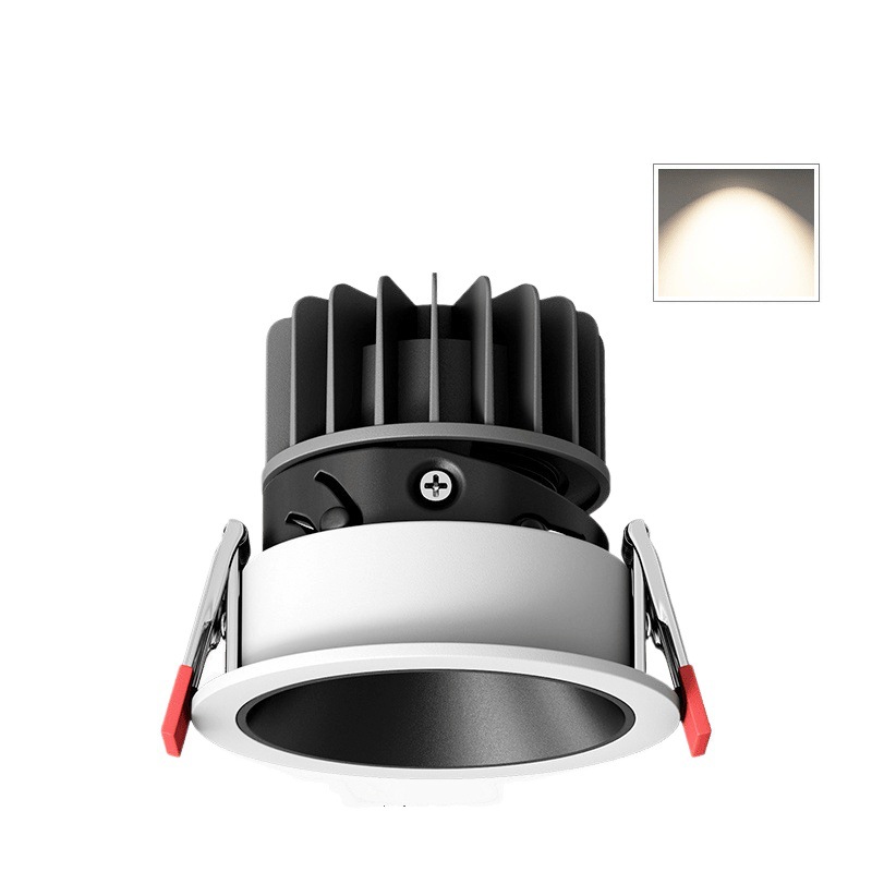 Deeply hidden anti-glare cob spotlights, ceiling lights, home living room wall-washing lights, led downlights, recessed lighting without a main light Item Picture