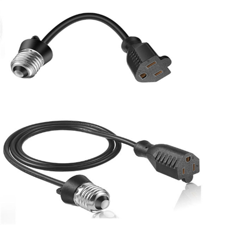 E26TO5-15R lamp cap adapter to US and Japanese standard socket E27 American standard lamp cap adapter 6 lamp socket adapter to US standard socket Specification drawing