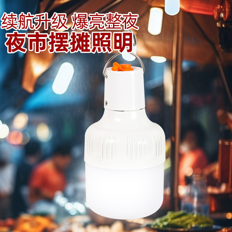 Solar charging bulbs from manufacturers, outdoor camping stalls, emergency lighting, household solar lamps details Picture