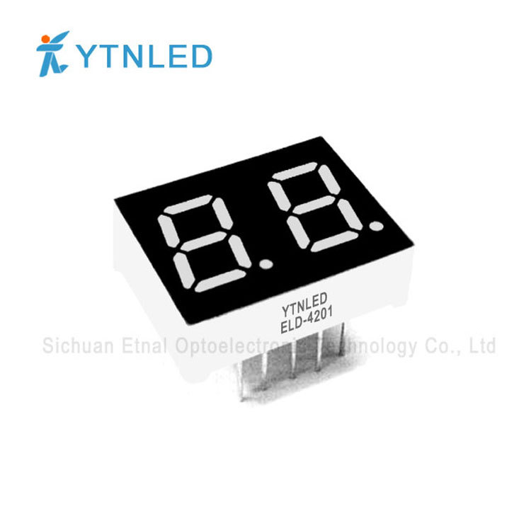 0.4-inch 2-digit emerald green digital tube ELD-4201AGG/ELD-4201BGG Item Picture