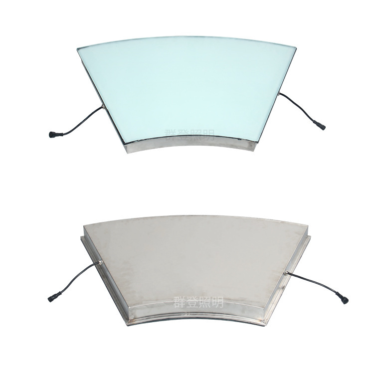 Outdoor DMX512 external control LED floor light, cultural tourism play square, park, irregular interactive sensor ground light Application Scenario