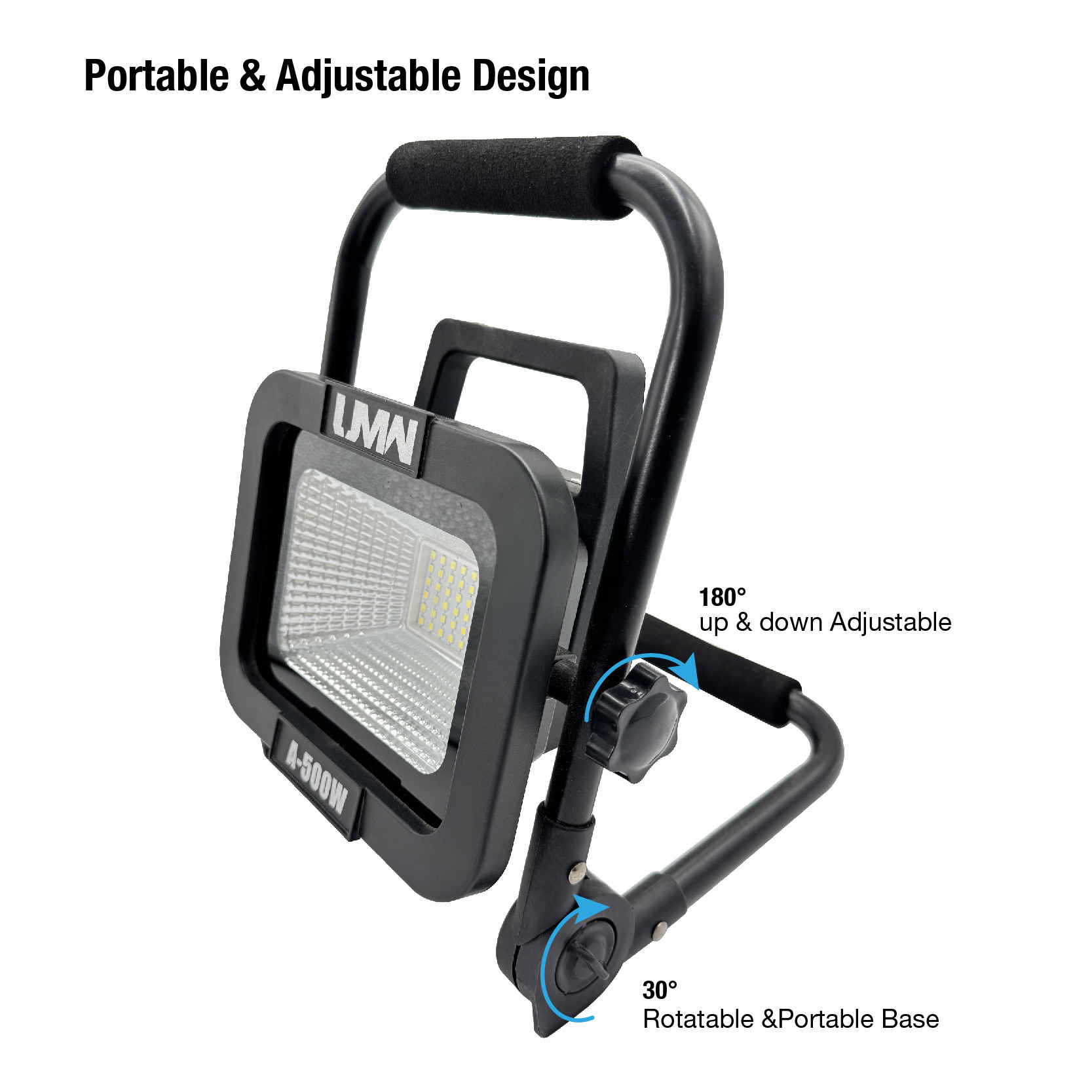 Lithium battery tool battery LED lighting, outdoor maintenance floodlight, cross-border lithium battery LED floodlight, 21V Makita details Picture