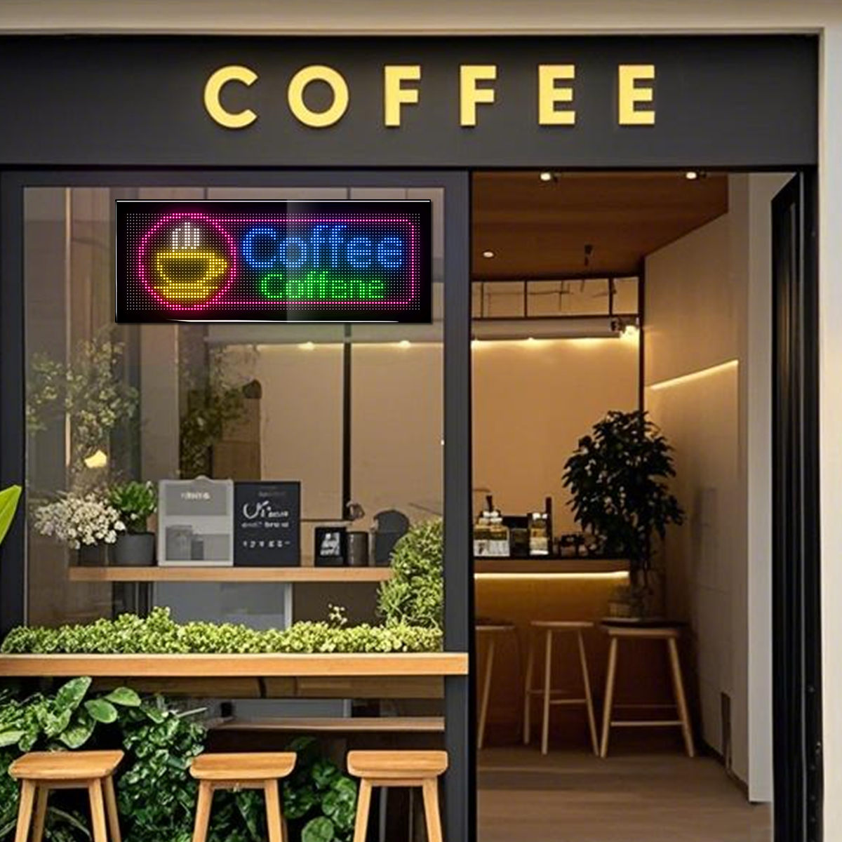 LED 软膜屏，防水屏， 全彩屏，车载屏细节图