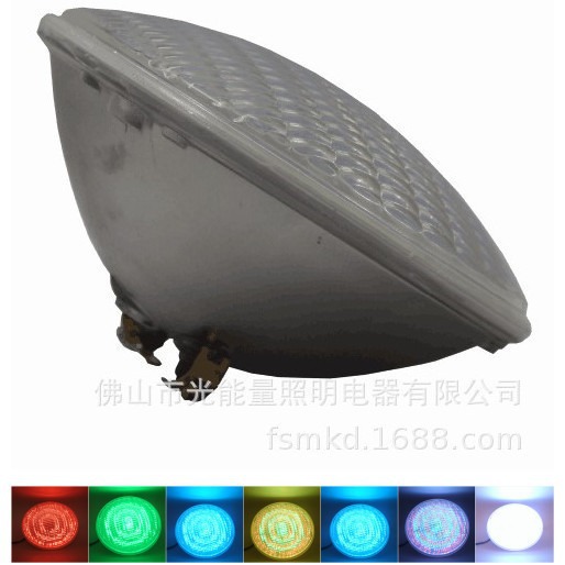 Embedded pre-buried bucket light source PAR56 swimming pool bulb 72W underwater light RGB+ warm white 12V IP68 Specification drawing