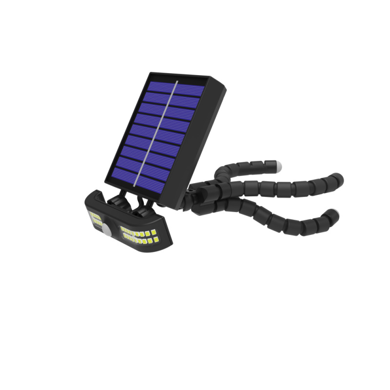 Factory direct sales of LED light beads with USB charging, courtyard corridor, garden style solar octopus fish light, sensor tree light Item Picture