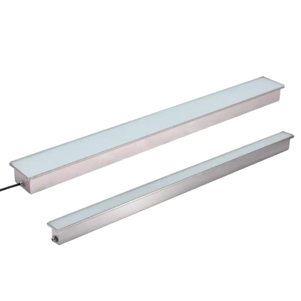 Waterproof and pressure-resistant rectangular floor tile lights, gravity foot pedal sensor lights, and outdoor square seven-color interactive project lighting Item Picture