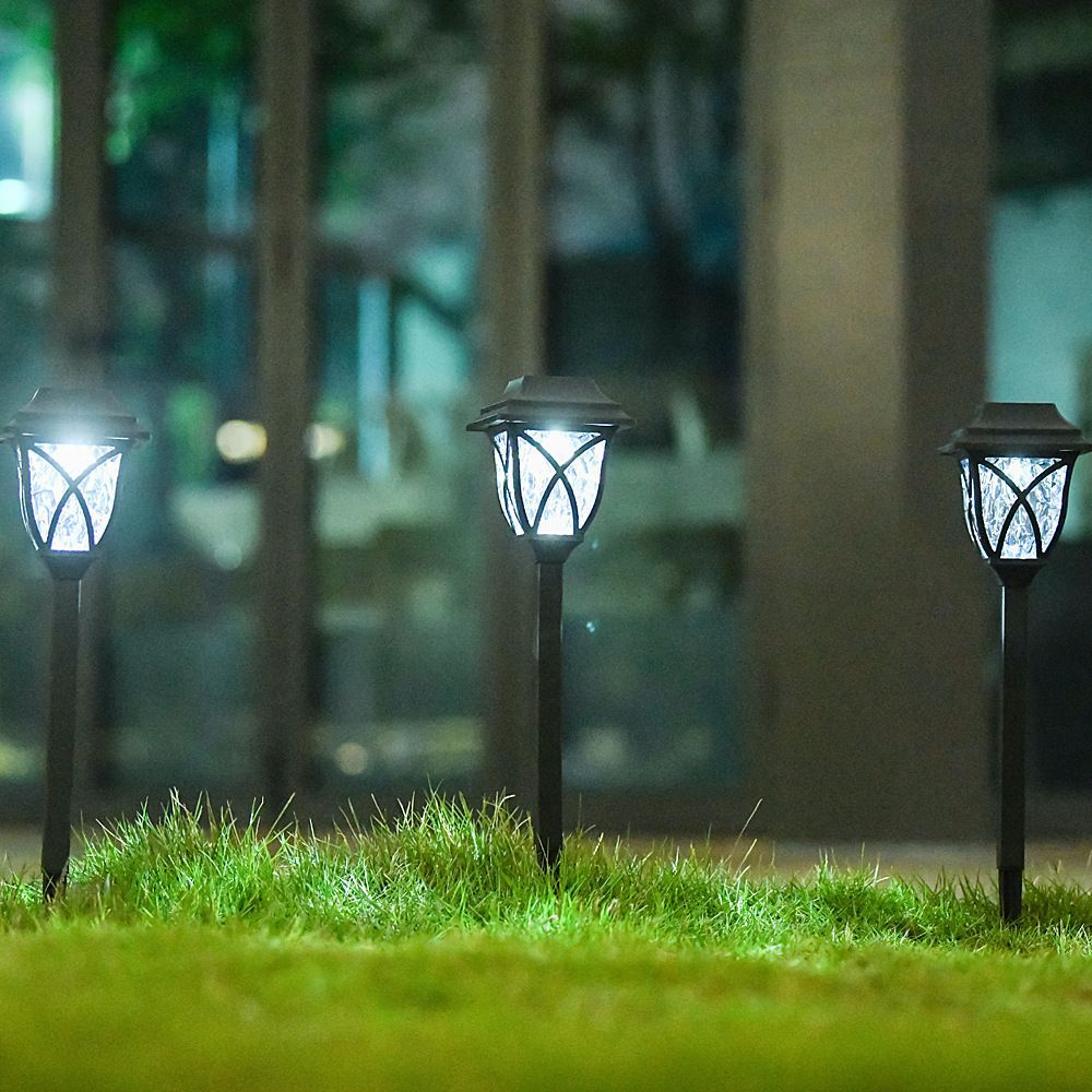 Solar-powered outdoor garden lights, household waterproof seven-color garden sensor lawn lights, landscape decoration atmosphere insert ground lights Specification drawing