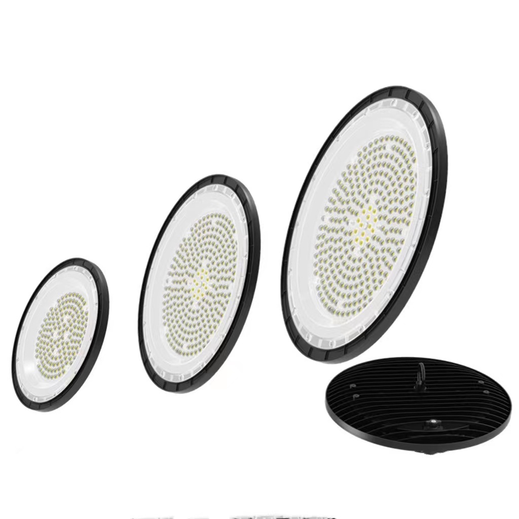 Factory direct sales of UFO flying saucer industrial and mining lamps, factory warehouses, tunnels, shopping malls, high-brightness LED waterproof floodlights Item Picture