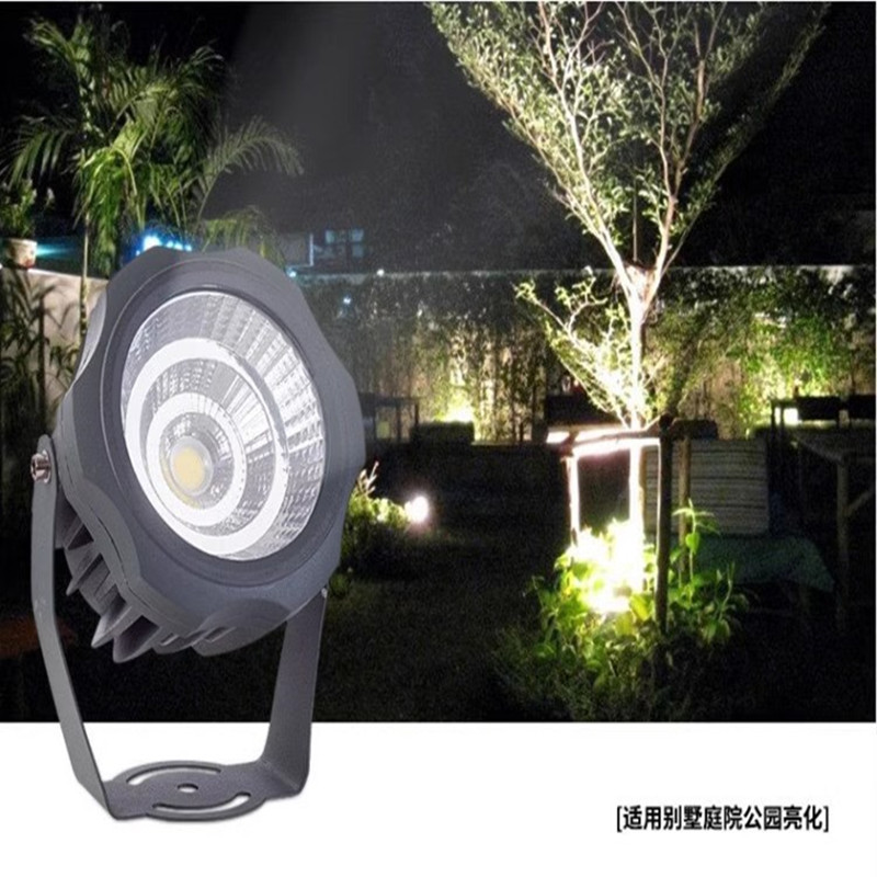 Garden ground insert lights, tree lights, landscape spotlights, led tree lights, outdoor waterproof floodlights, ground insert lights, lawn lights Application Scenario