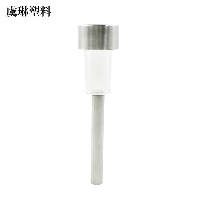 Factory wholesale 4.5LED garden decorative lights, ground socket lights, solar stainless steel small tube lights, lawn lights and courtyard lights Specification drawing