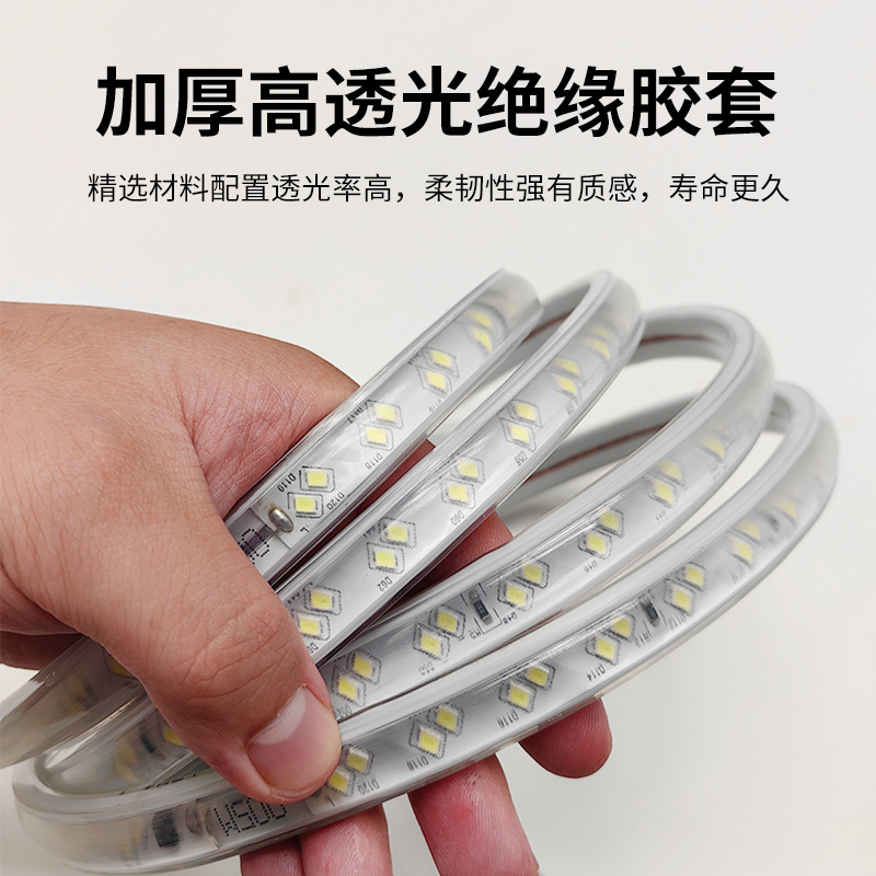 High-voltage outdoor waterproof high-brightness low-voltage 36v led light strips, engineering tunnels, basements, shipyards, silicone soft light strips Application Scenario