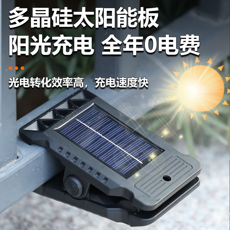 2025 New solar outdoor lamp, courtyard outdoor lamp, home balcony human body sensor lighting, wall lamp, clamp lamp Specification drawing