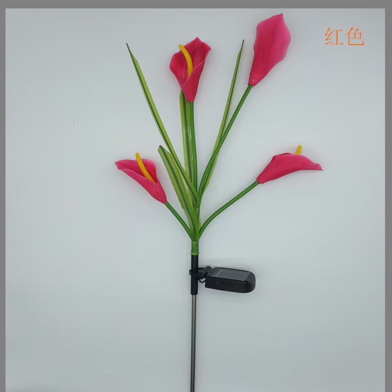 E-commerce cross-border solar outdoor landscape lights, Marty lotus lights, waterproof lawn and courtyard decorative ground insert lights Application Scenario