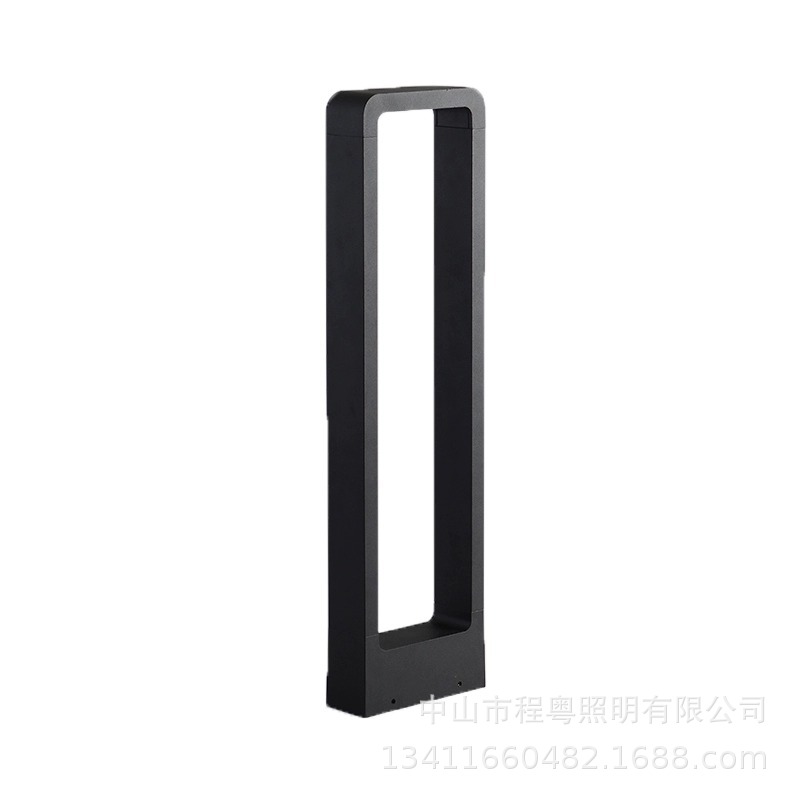Modern and simple LED outdoor door-shaped lawn lights, courtyard lights, acrylic waterproof villa community courtyard landscape lights Item Picture