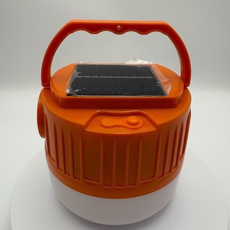 Solar-powered flashlight charging lamp, special emergency light for camping stalls, wireless ultra-long battery life portable LED light Item Picture