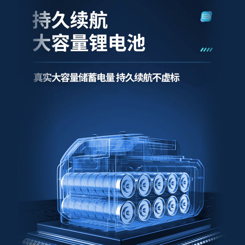 Factory direct supply of high-intensity long-range led lights for construction sites, small outdoor camping lighting fixtures, tools, and universal lithium battery lamps Item Picture