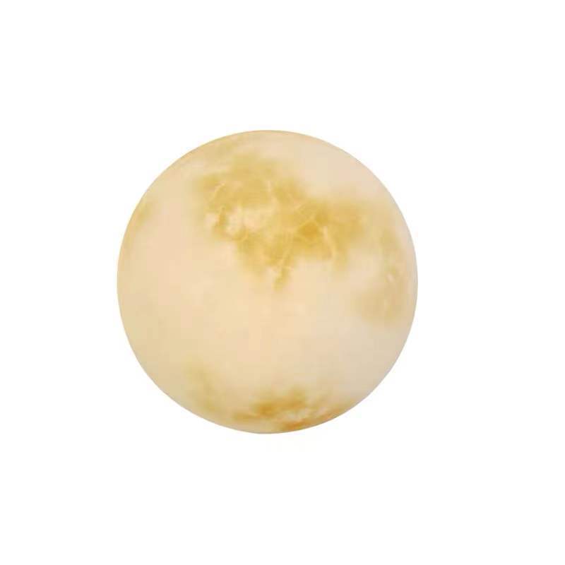 Solar-powered moon lamps, outdoor atmosphere lamps, planet lamps, spherical lamps, hanging moon lamps, lawn lamps, courtyard landscape lamps Item Picture