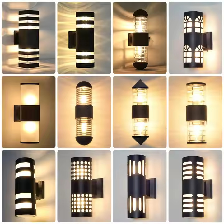 Balcony wall lamp manufacturer wholesale courtyard exterior wall outdoor waterproof wall lamps, hotel villa terrace corridor corridor wall lamps full figure