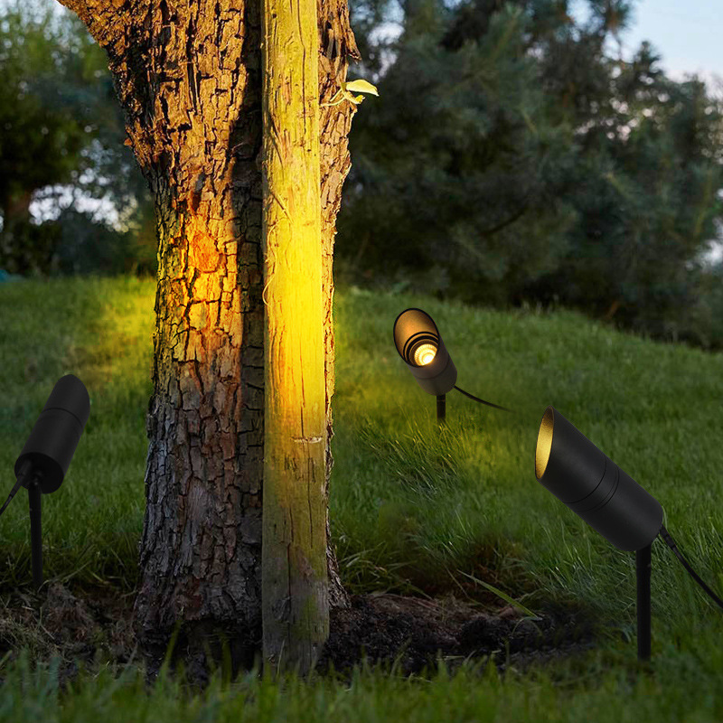 Cross-border outdoor aluminum ground insert light, led courtyard ground insert lawn light, garden landscape floodlight Specification drawing