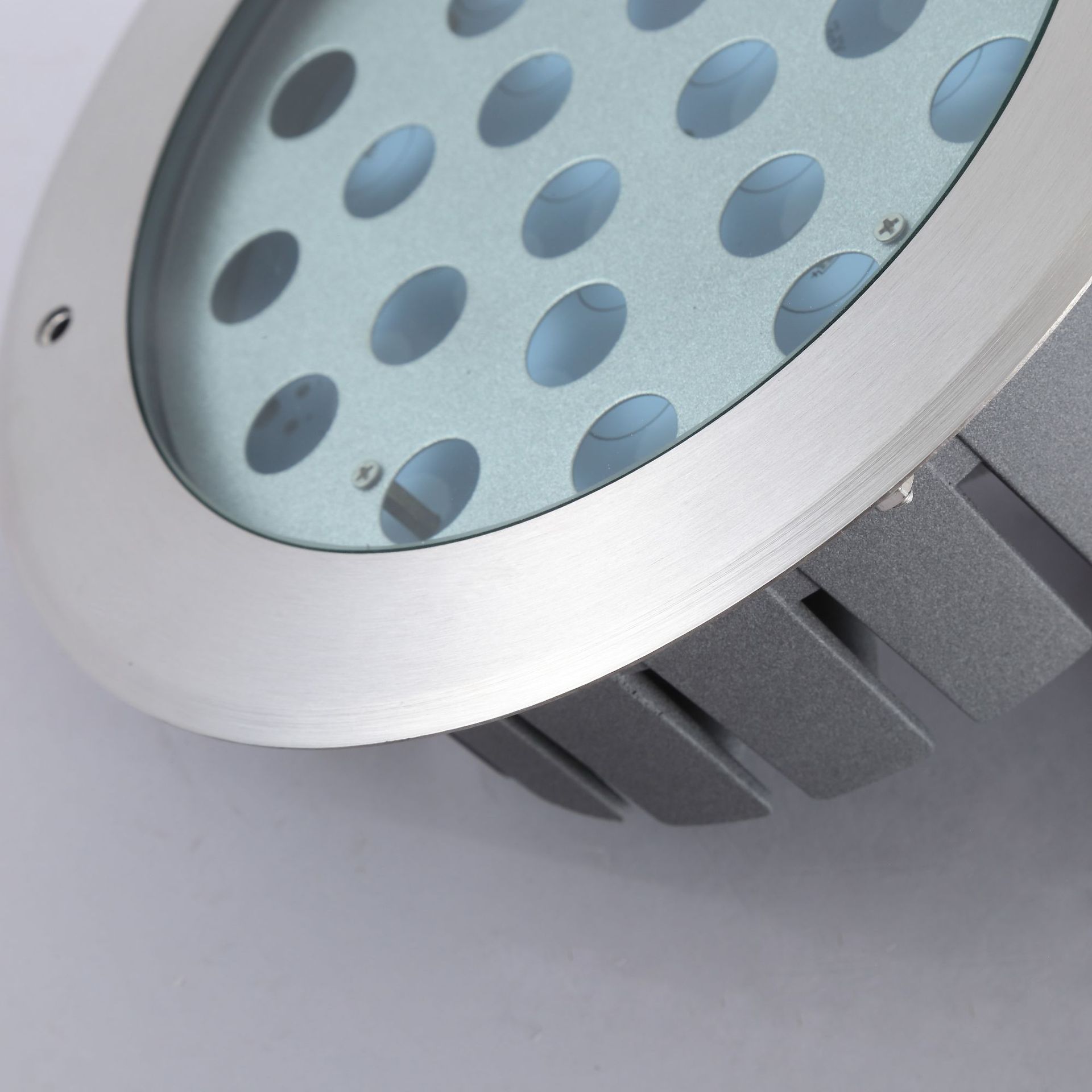 Factory direct sales LED embedded ground lamp housing kit, 304 stainless steel face cover, engineering waterproof IP67 Application Scenario