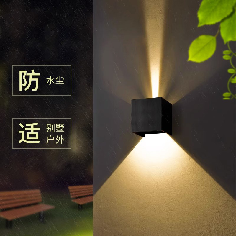 Outdoor wall lamps, waterproof, simple and modern background walls, TV walls, corridor passageways, staircase lights, creative hotel wall lights Application Scenario