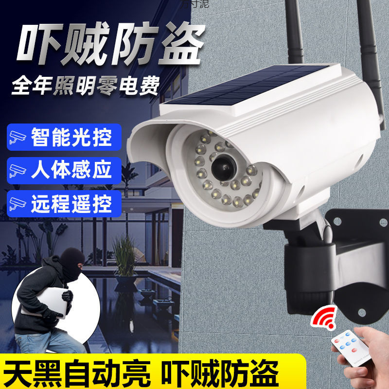Free shipping in Xinjiang for Dayangneng courtyard lamps, human-sensing outdoor yard lamps, home simulation surveillance cameras, and charging details Picture