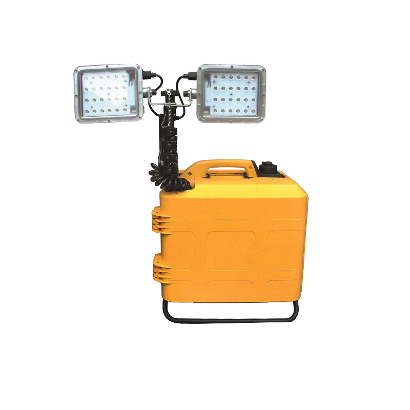 The GMD6120B multi-functional lifting work light, silent generator and LED work light of the same model as the top fire are portable details Picture