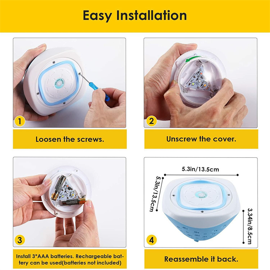 LED swimming pool waterproof bathtub small fish projection bath light, fish tank water float fountain underwater lighting, diving atmosphere light Application Scenario