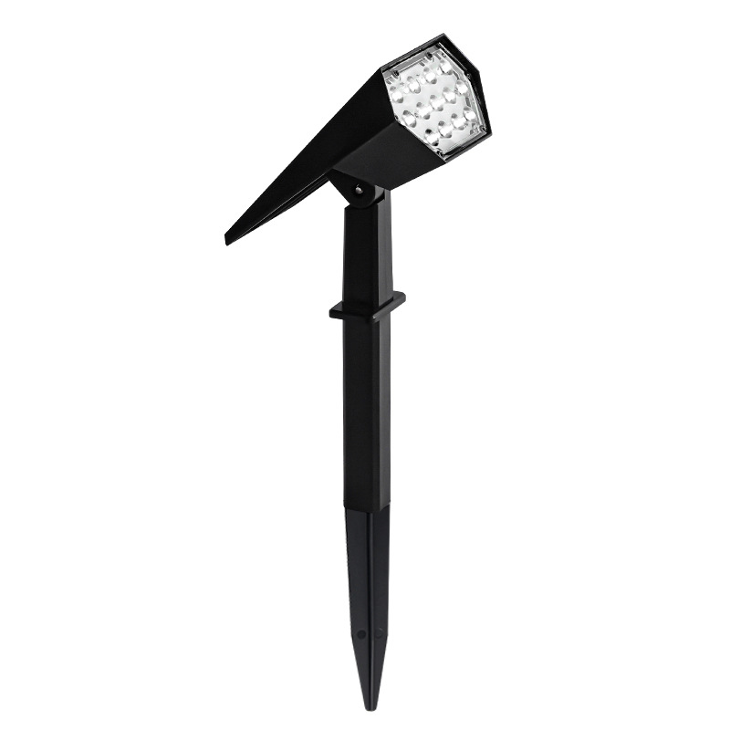 Solar-powered color concentrating spotlights, courtyard outdoor lights, outdoor yard home ultra-bright lighting, LED wall lamps, cross-border Item Picture