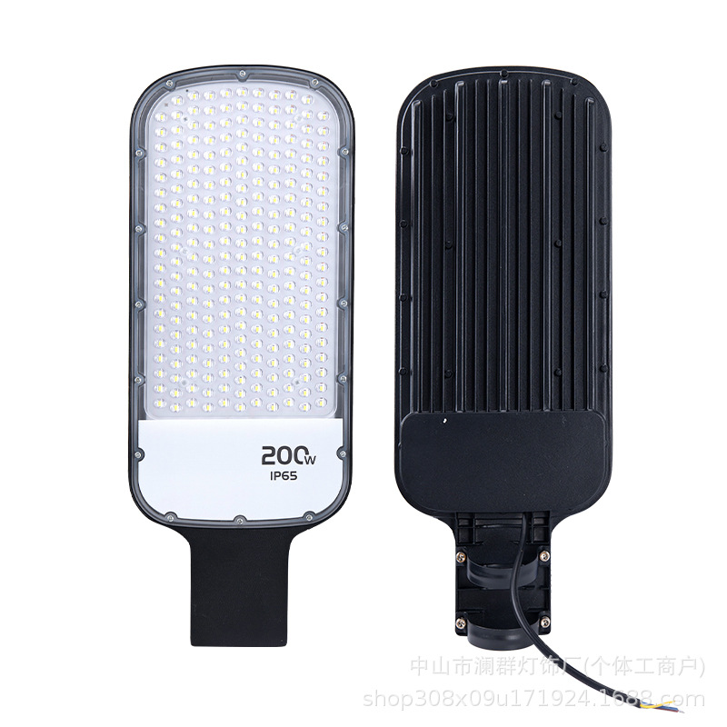 Foreign trade led street lamp, high-brightness 200W single-arm street lamp, municipal engineering led road lighting lamp, municipal power street lamp head Item Picture