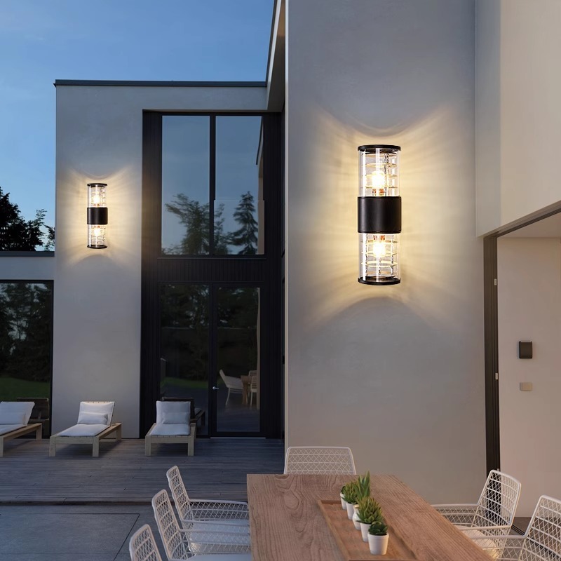 Balcony wall lamp manufacturer wholesale courtyard exterior wall outdoor waterproof wall lamps, hotel villa terrace corridor corridor wall lamps details Picture