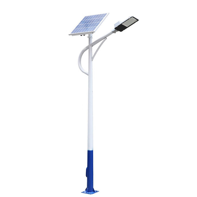 6-meter outdoor solar street lamp for new rural project lighting, complete set of pole-mounted photovoltaic lithium battery ultra-bright led street lamp Item Picture
