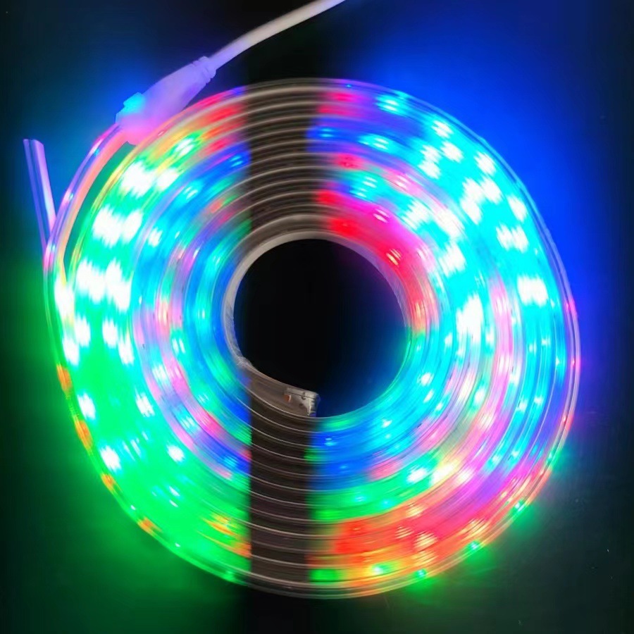 LED220V2835 six-color variable light and color-changing outdoor light strip set manufacturer direct supply for cross-border details Picture