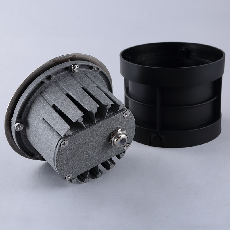 Factory direct sales LED embedded ground lamp housing kit, 304 stainless steel face cover, engineering waterproof IP67 Specification drawing
