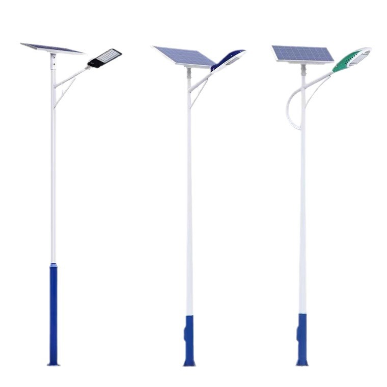 Solar street lamp manufacturer, new rural road lighting lamp, 6m street lamp pole automatically lights up at dark, high pole wholesale, high brightness Item Picture