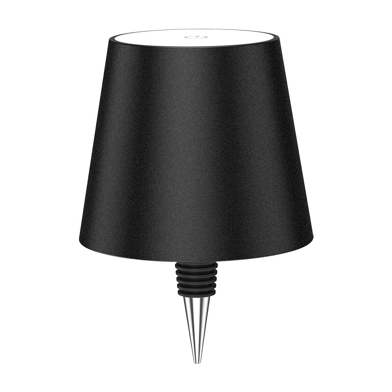 Charging desk lamp, wine bottle, creative atmosphere, night light, bedside lamp, bedroom light Item Picture