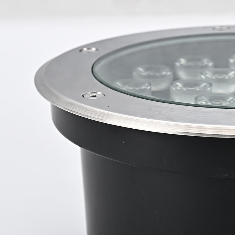 Source factory high-brightness chip lawn floor lights, square garden ultra-thin waterproof buried lights, spotlights, LED floodlights details Picture